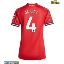 Manchester United Matthijs de Ligt #4 Heimtrikot Frauen 2025-26 Kurzarm